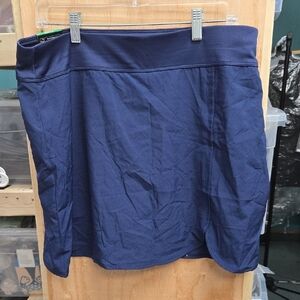 Callaway Size XL Dark Blue True Sculpt Pull On Stretch Skort
